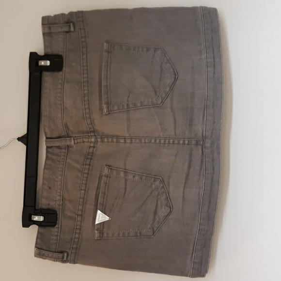 GUESS Grey Denium mini skirt - Picture 2 of 8